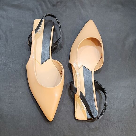 BRAND NEW ZARA SLINGBACK POINTED TOE MULE SANDAL - Picture 4 of 16
